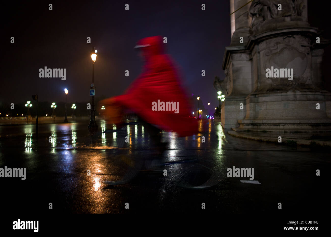 Pictural stampa, il ciclismo chaperone Foto Stock