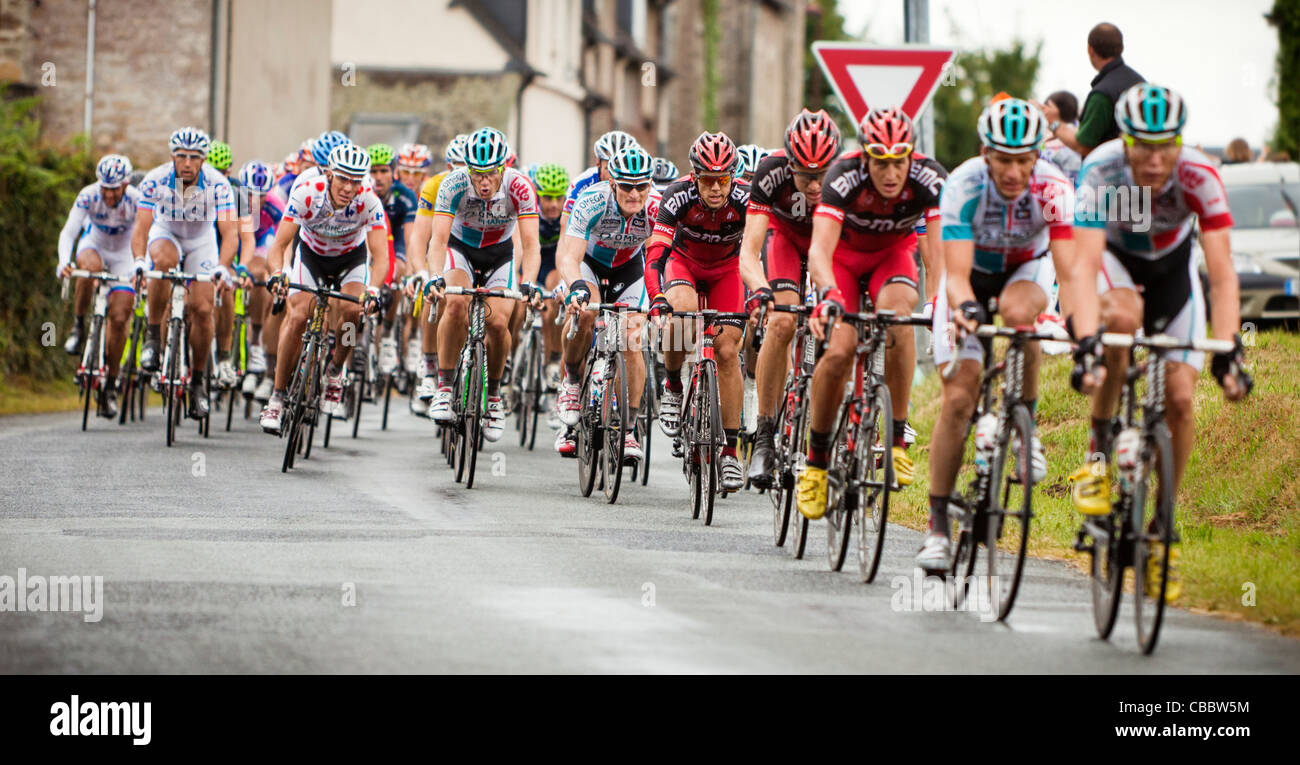 Tour de France in Bretagna 2011 Foto Stock