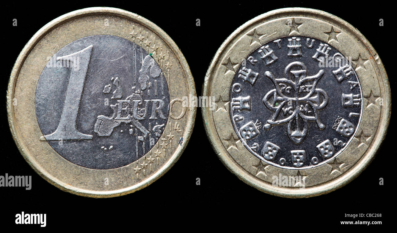 Moneta da 1 euro immagini e fotografie stock ad alta risoluzione