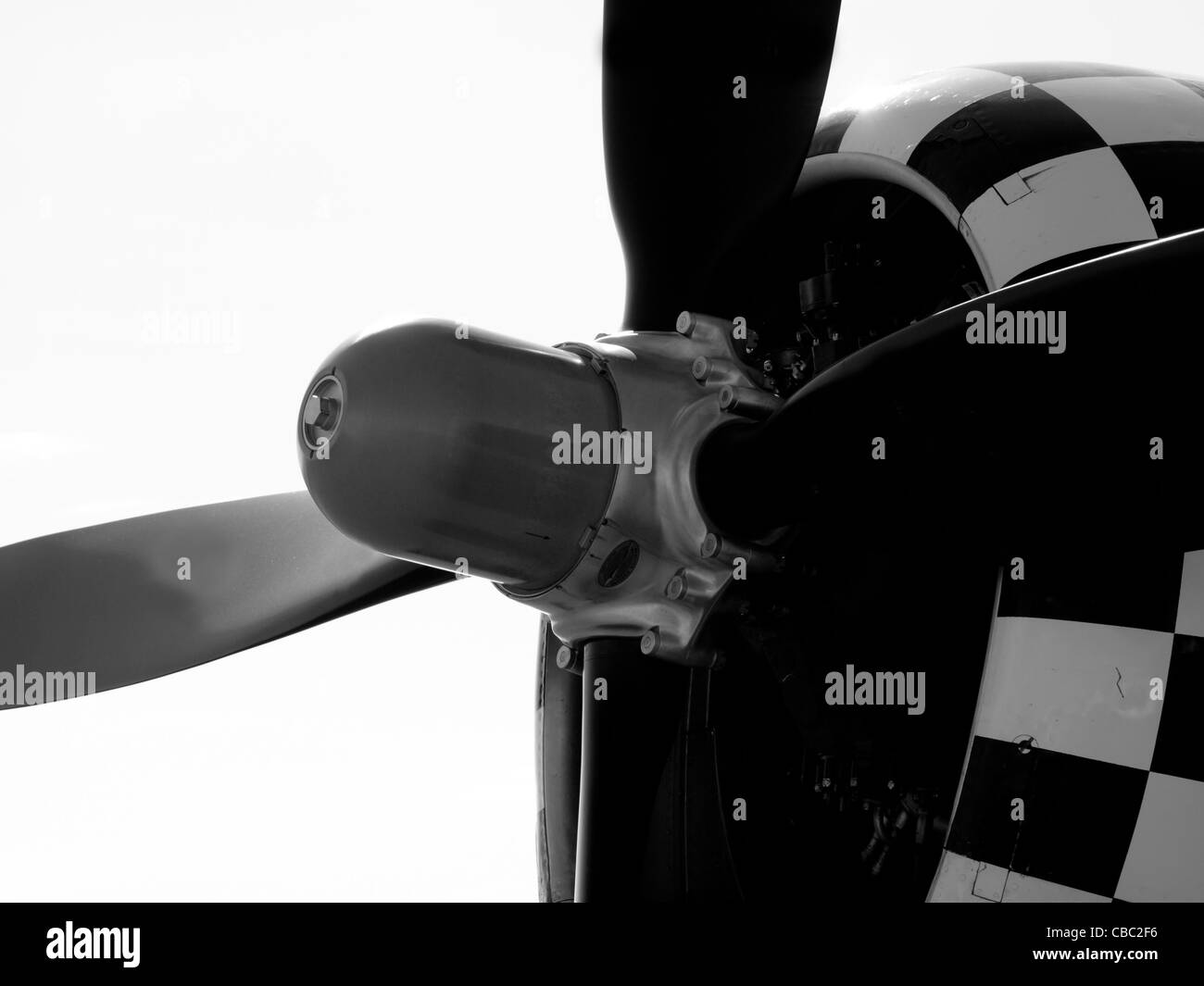 Repubblica p-47d thunderbolt s/n 45-49385, n47df (nx47df), b-wz, Pratt & Whitney r-2800 double wasp motore radiale al Rocky Mountain in airshow broomfield, colorado. Foto Stock