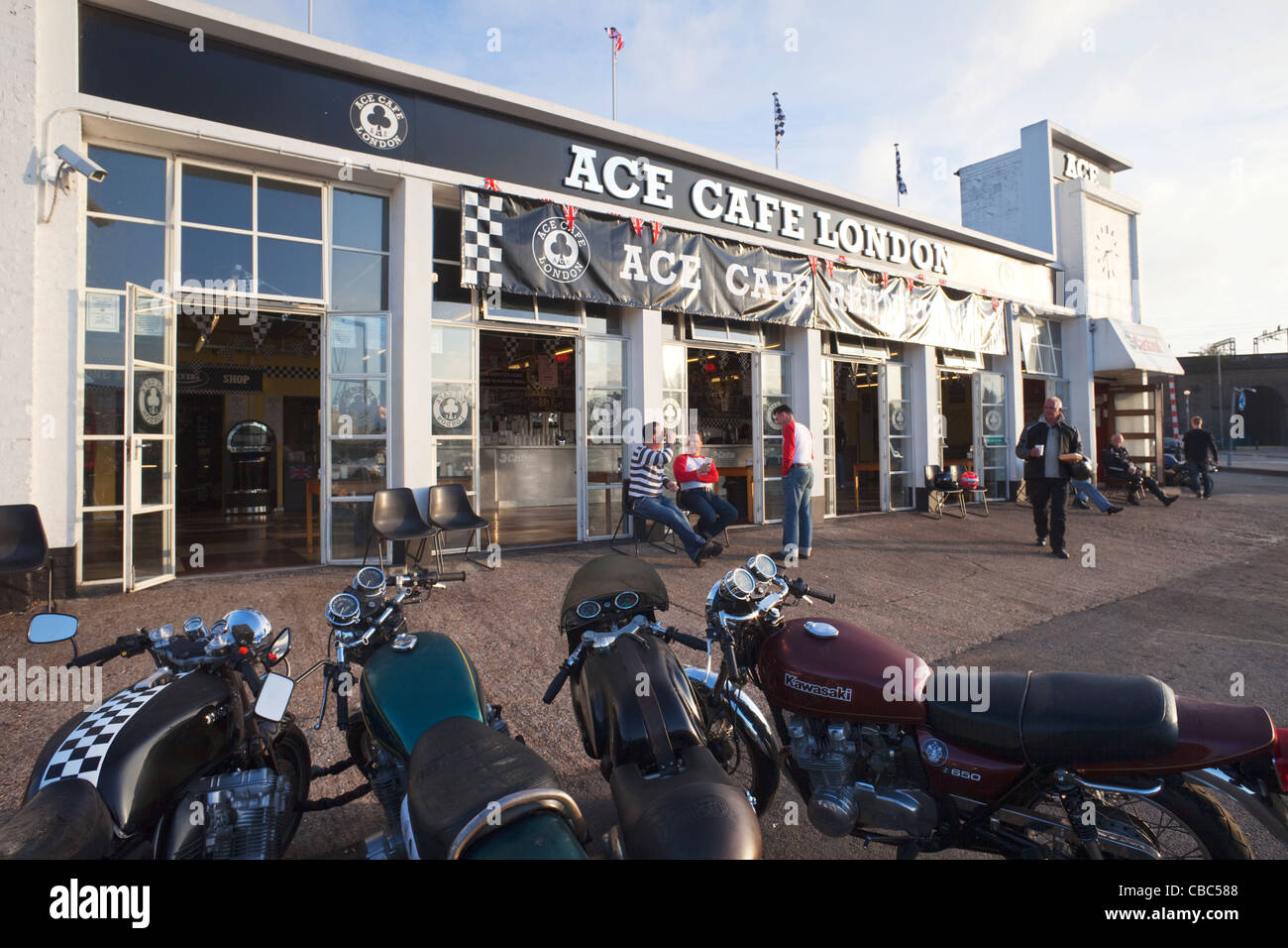 Inghilterra, Londra, Reunion giorno alla Ace Cafe Foto Stock