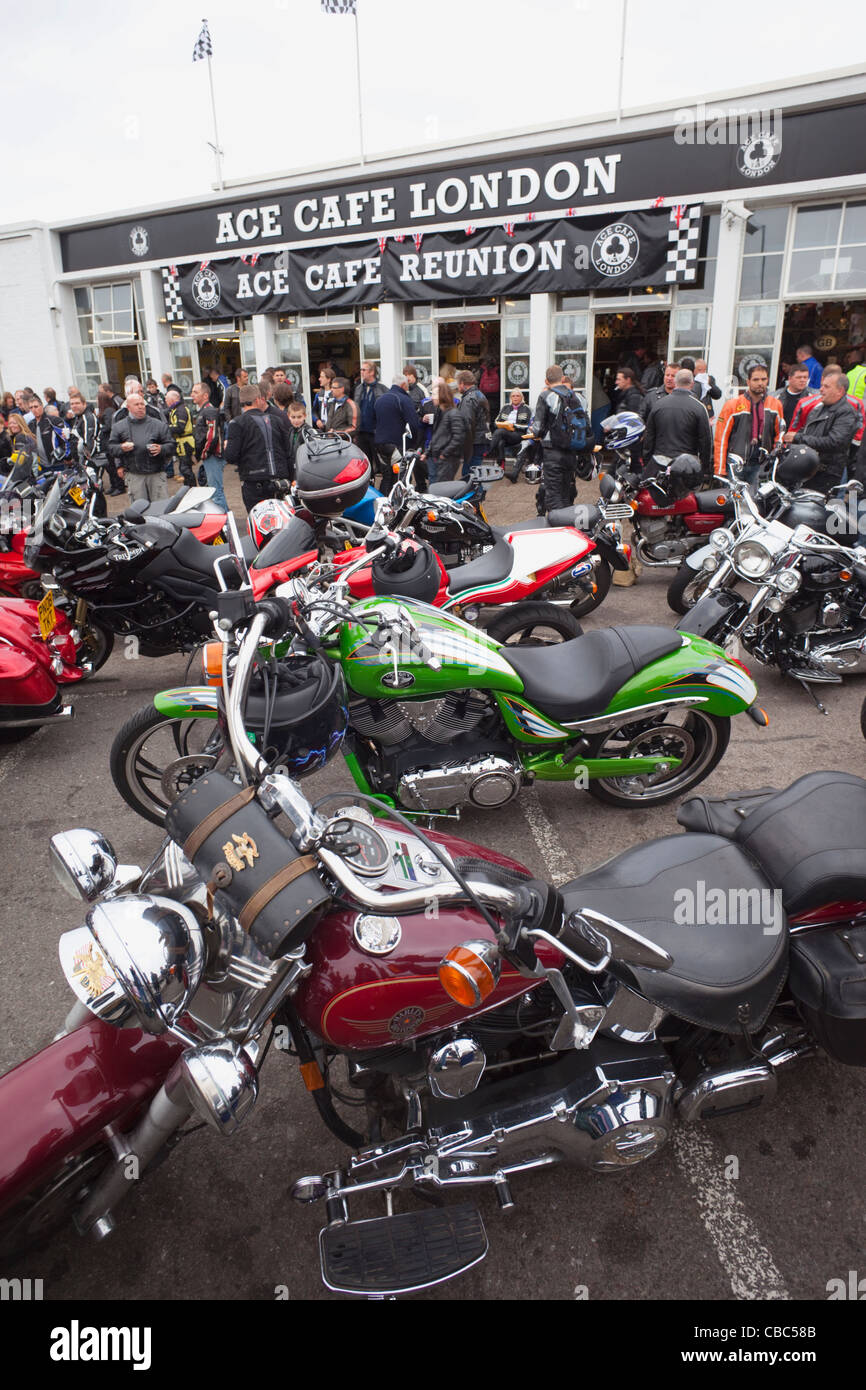 Inghilterra, Londra, Reunion giorno alla Ace Cafe Foto Stock