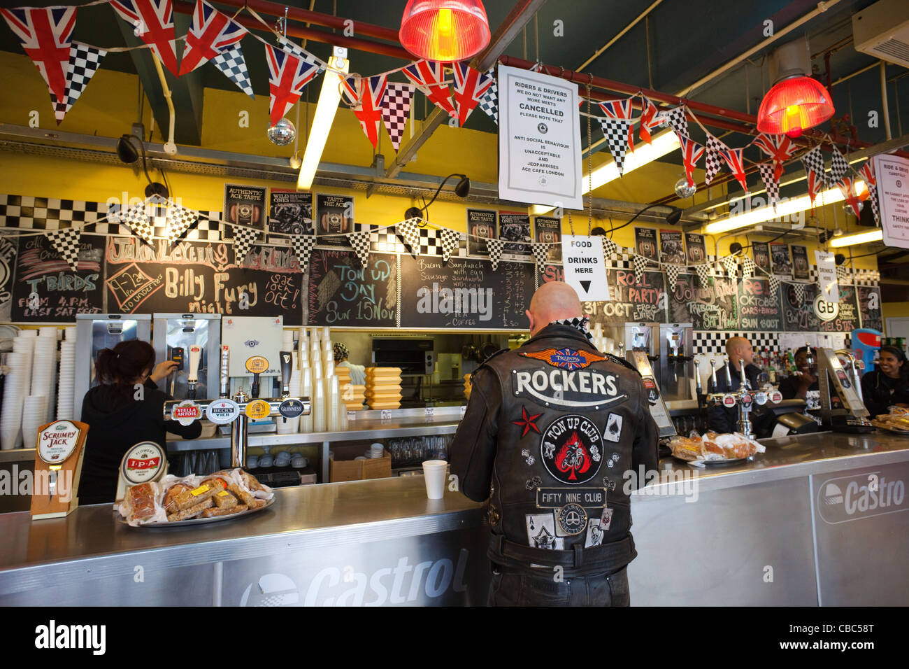 Inghilterra, Londra, Reunion giorno alla Ace Cafe Foto Stock