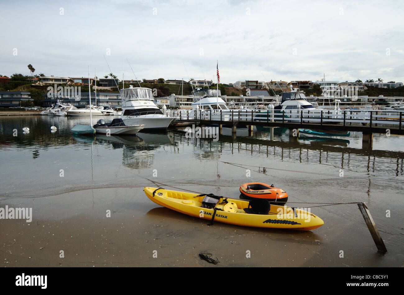 Alta e bassa marea, foto 1 di 2. Foto Stock