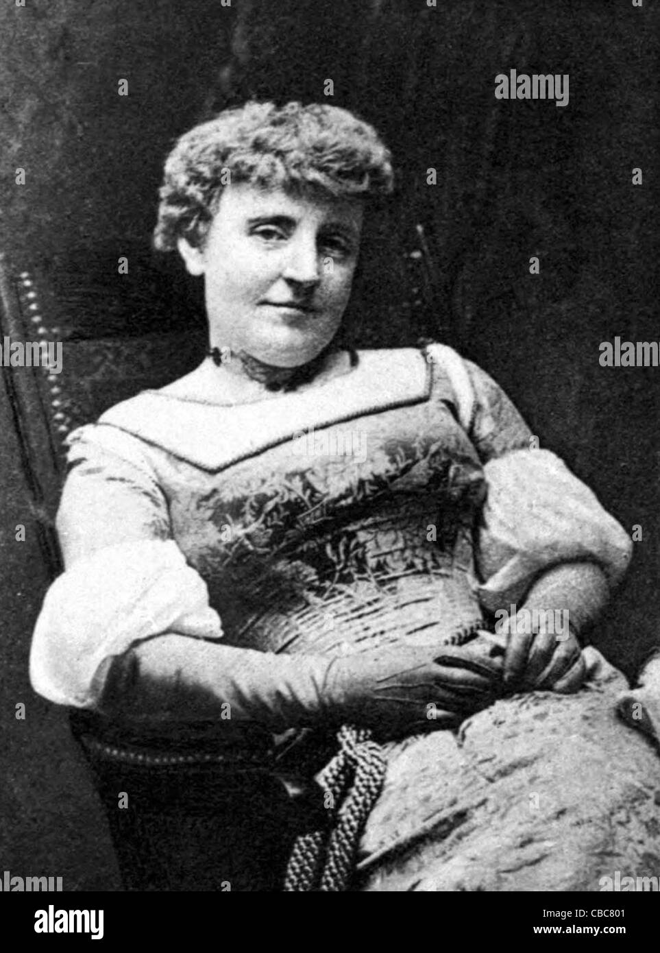 FRANCES Burnett (1849-1924) autore inglese e drammaturgo circa 1900 Foto Stock