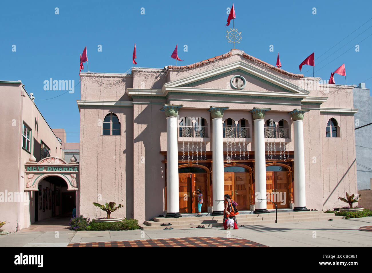 Hare Krishna Comunità Culver City California Stati Uniti Los Angeles Foto Stock