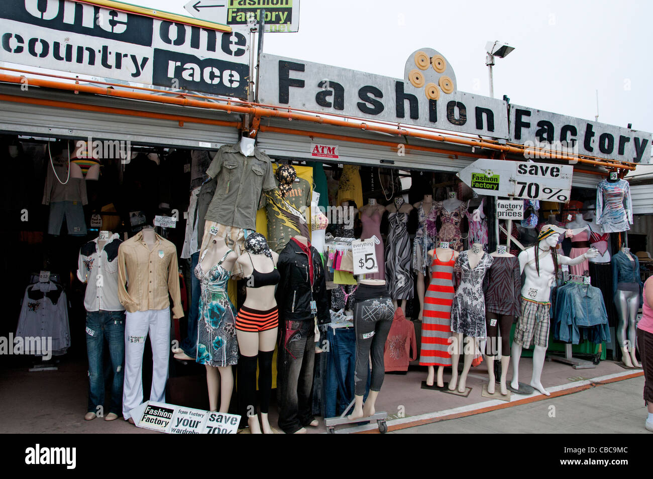 Venice Beach California Stati Uniti boardwalk moda a Los Angeles Foto Stock