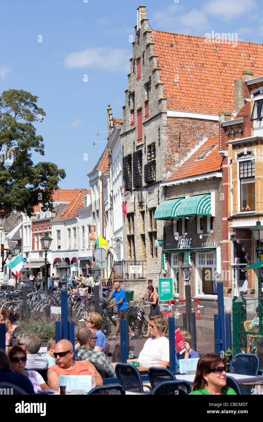 Zierikzee, Schouwen-Duiveland, Zeeland, Paesi Bassi Foto Stock