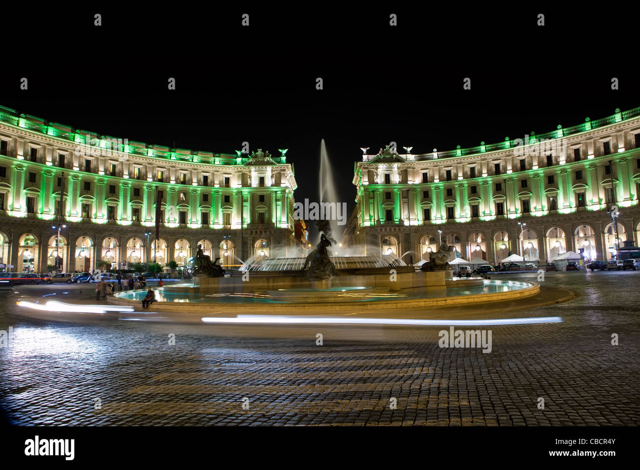 Piazza della Repubblica. L'Italia. Roma Foto Stock