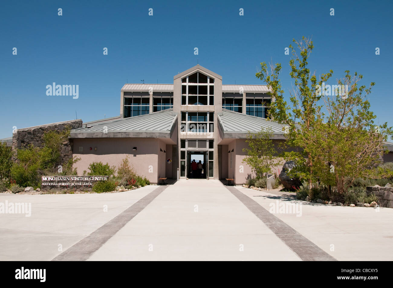Bacino Mono Centro Visitatori Lago Mono in California Foto Stock