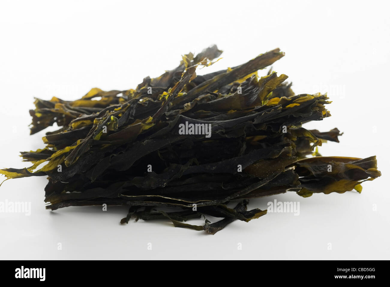 Essiccato (alghe wakame) Foto Stock