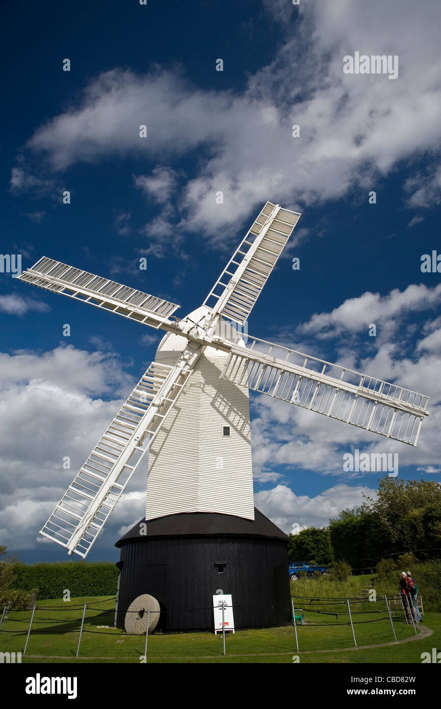 Jill di Jack & Jill mulini a vento sulla South Downs vicino Clayton, East Sussex, Regno Unito Foto Stock