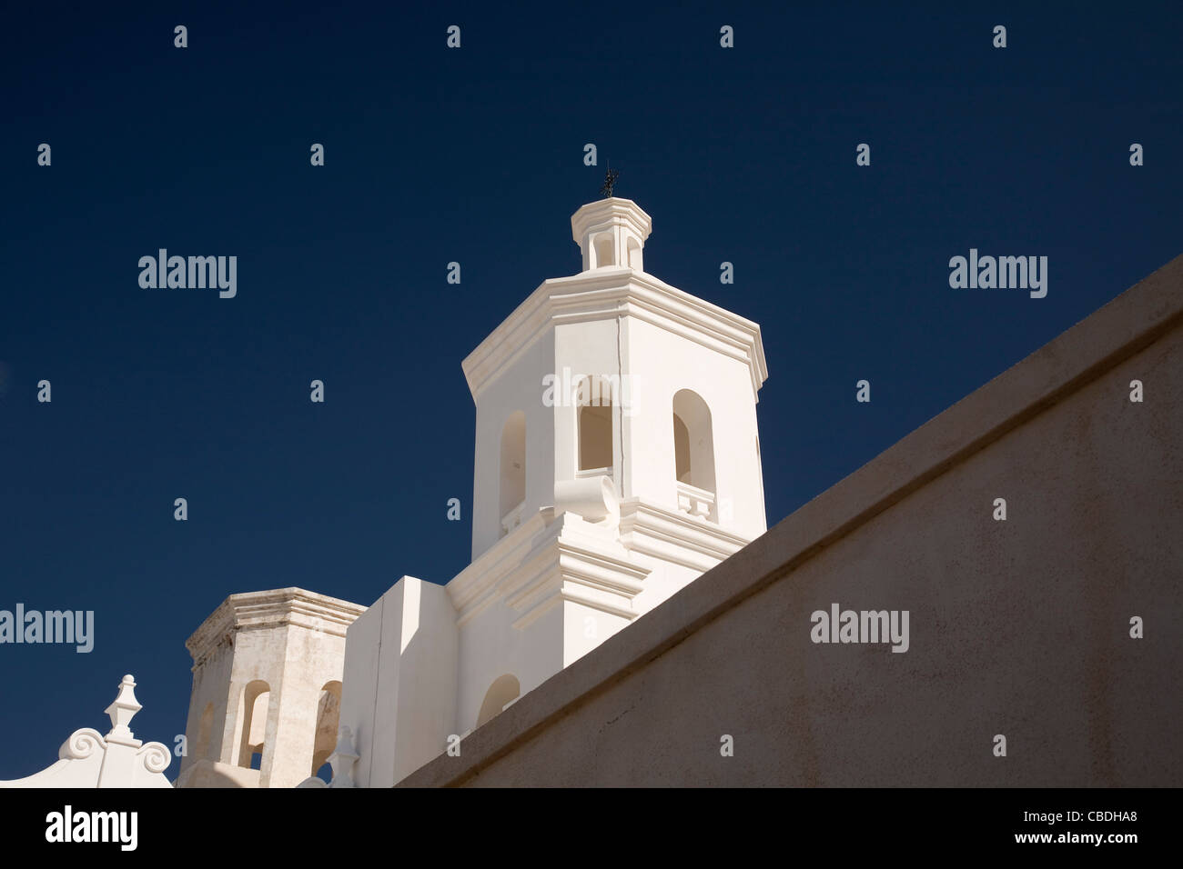 ARIZONA - La missione di San Xavier del Bac il Tohono O'odham San Xavier indiano prenotazione vicino a Tucson. Foto Stock