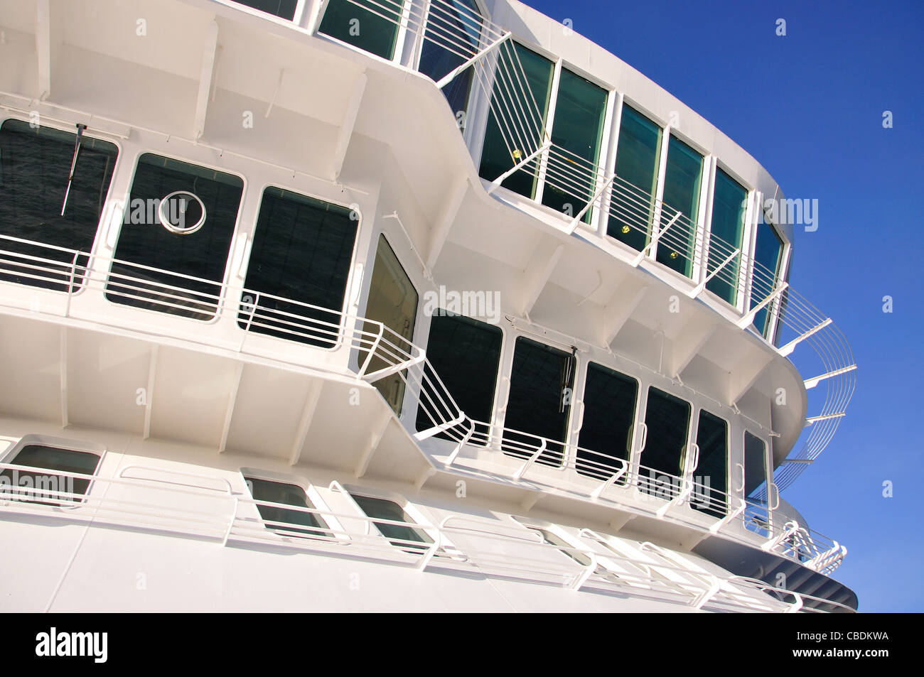 Marquee coperta di Fred Olsen M.S.Balmoral nave da crociera nel mare del Nord, Nord Europa Foto Stock