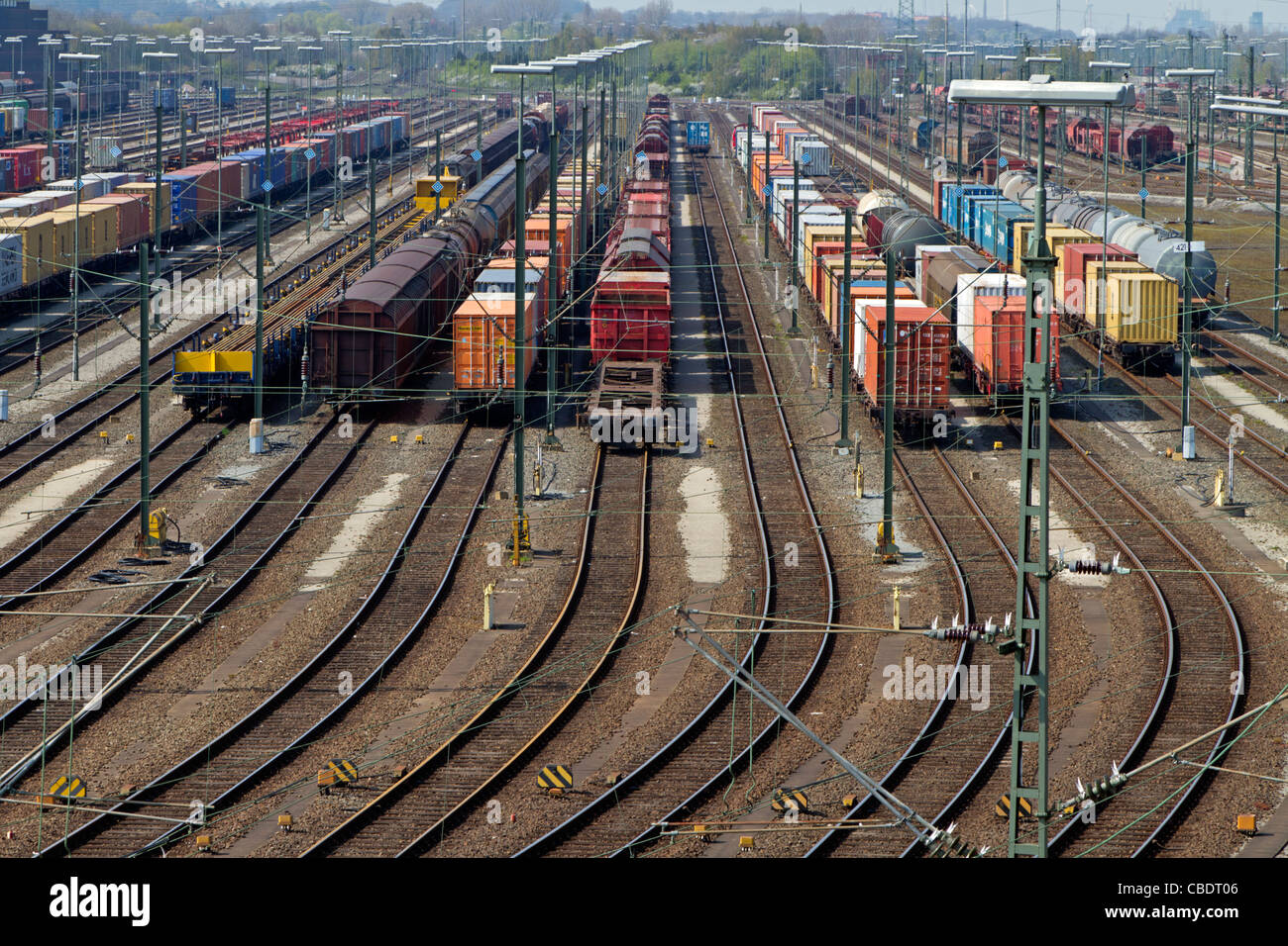 Stazione di smistamento Foto Stock