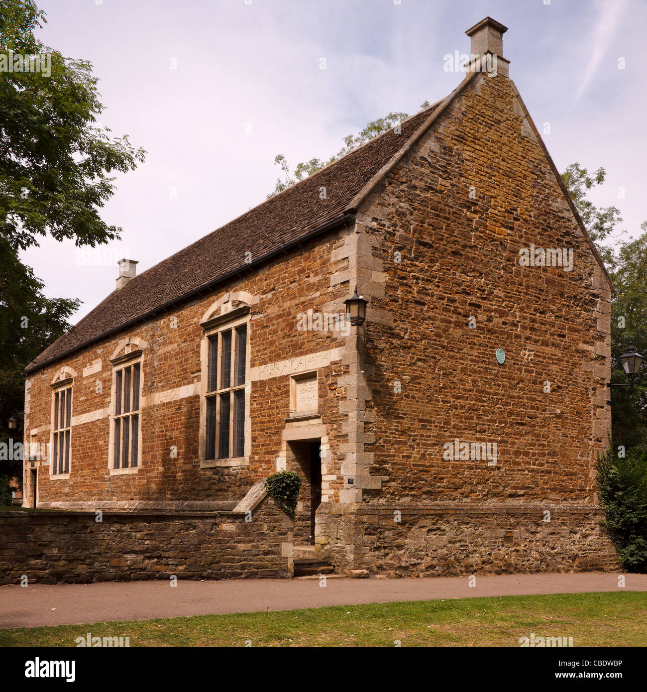 Il vecchio edificio scolastico, Oakham, Rutland, England, Regno Unito Foto Stock