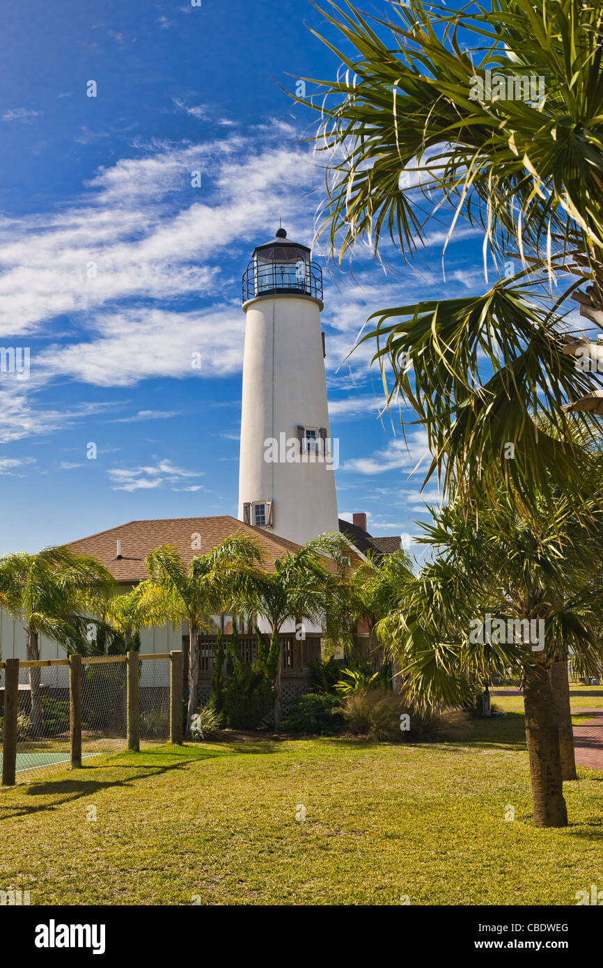 St George Island Lighthouse St George Island Florida Foto Stock