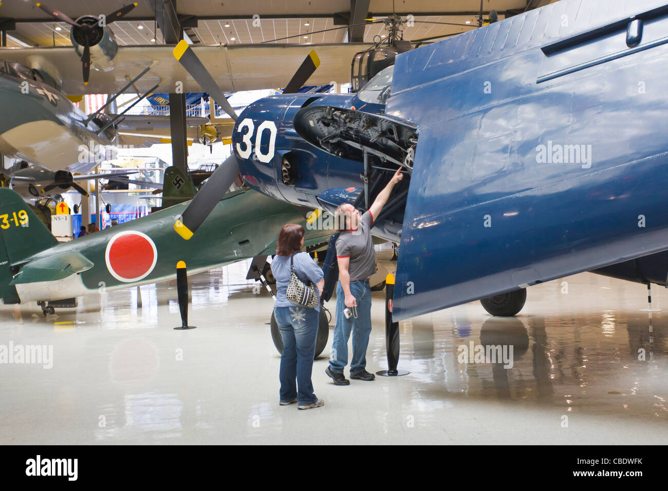 National Naval Aviation Museum di Pensacola Florida Foto Stock