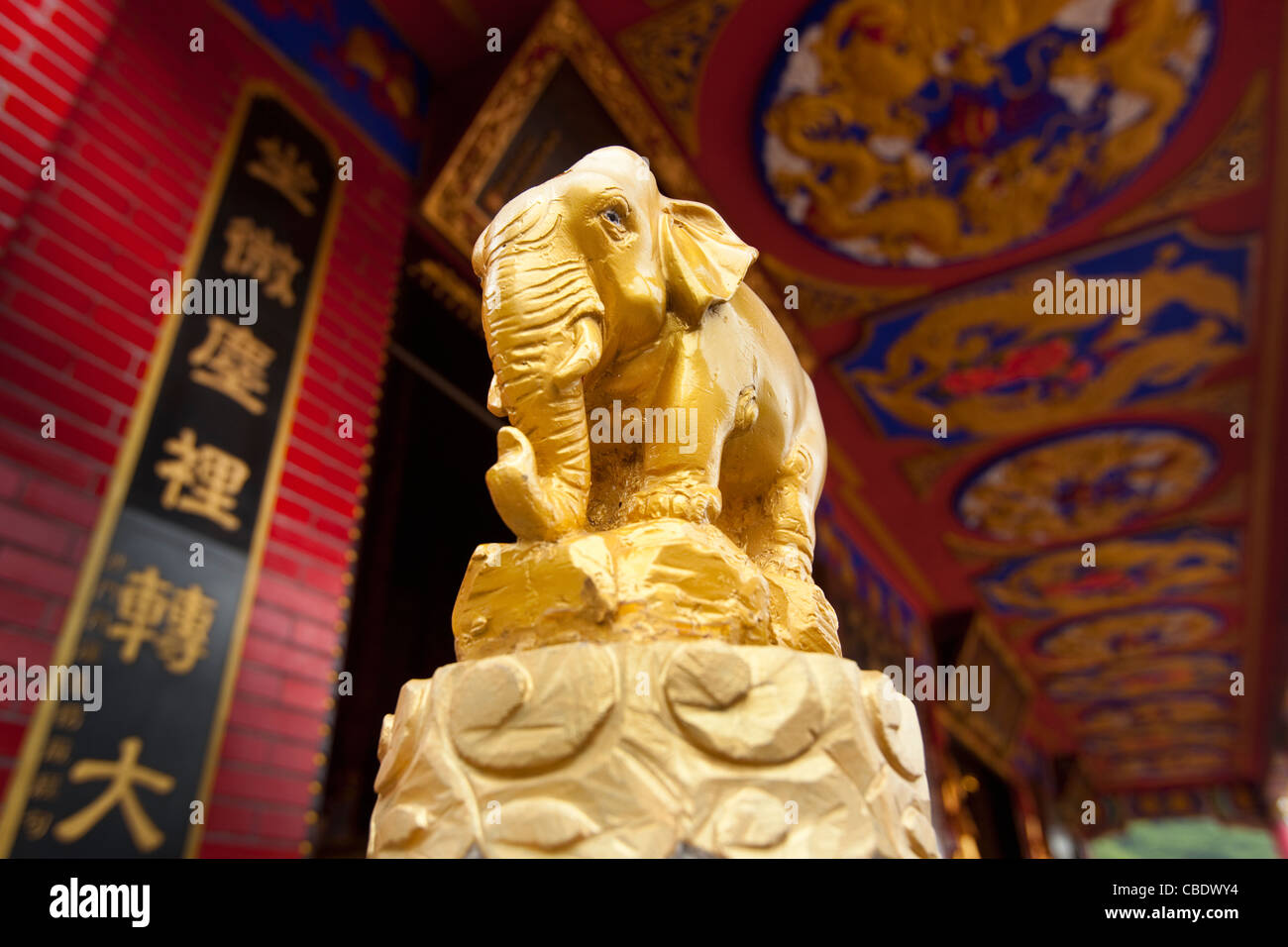 Diecimila Buddha Monastero, Hong Kong, Cina Foto Stock