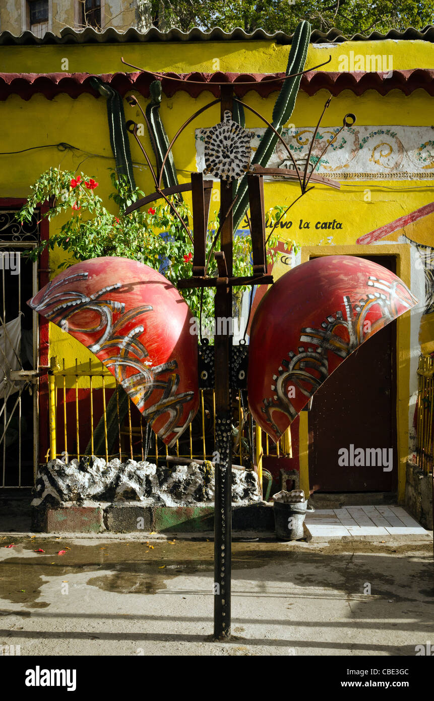 Callejon de Hammel Havana Cuba Foto Stock