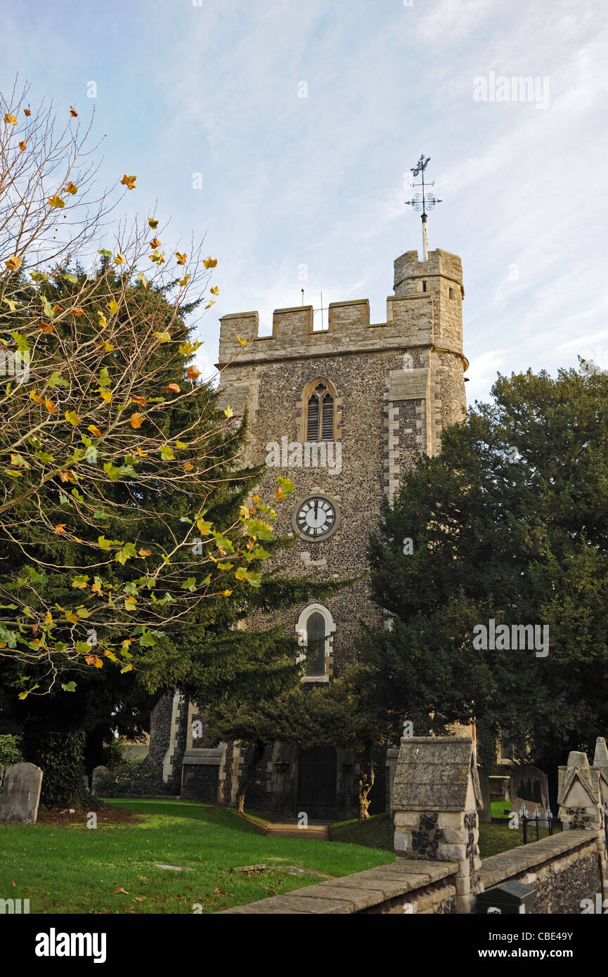 Chiesa di San Michele a Sittingbourne High Street Kent UK Foto Stock