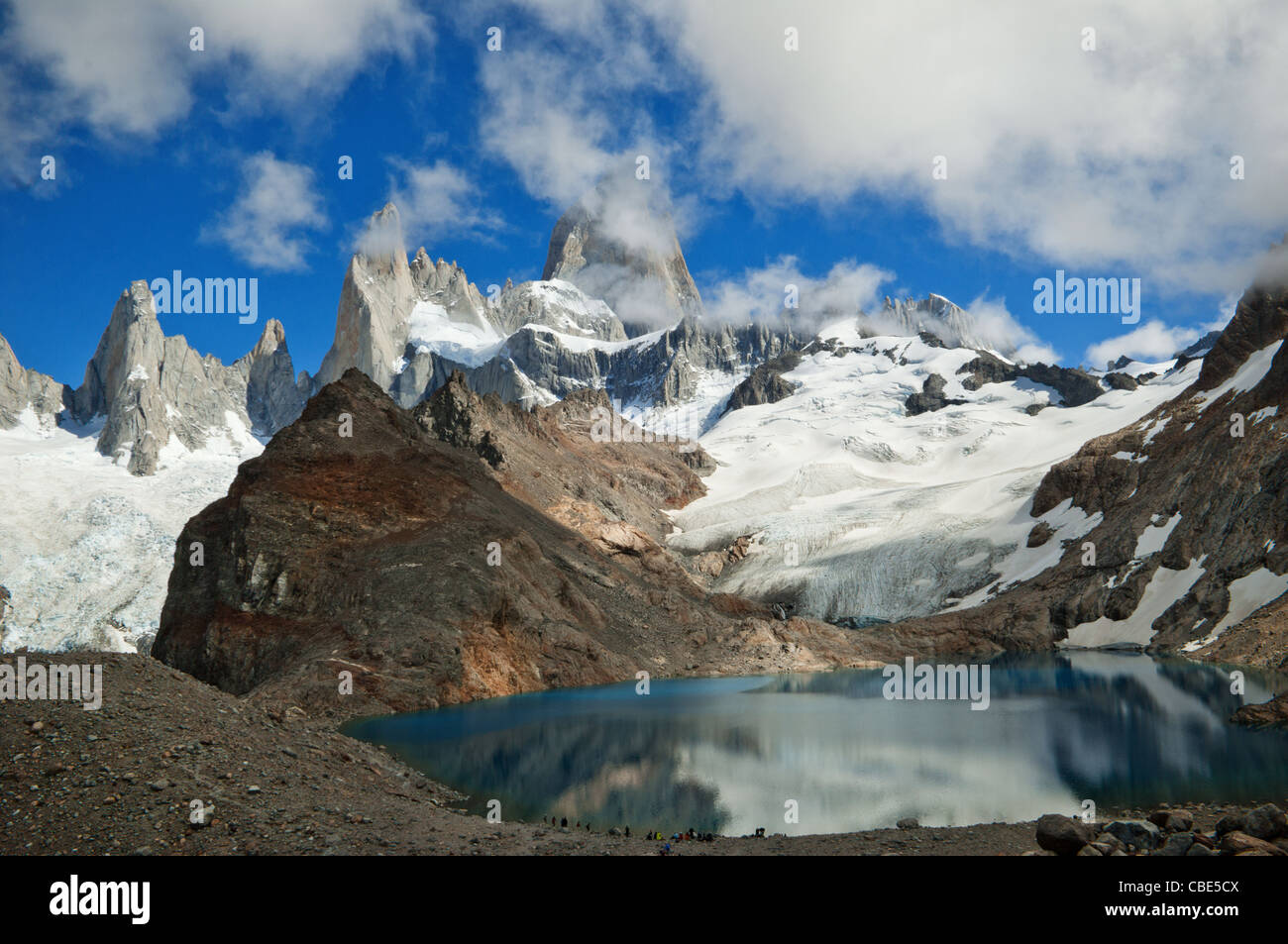 Vista del monte Fitzroy Foto Stock