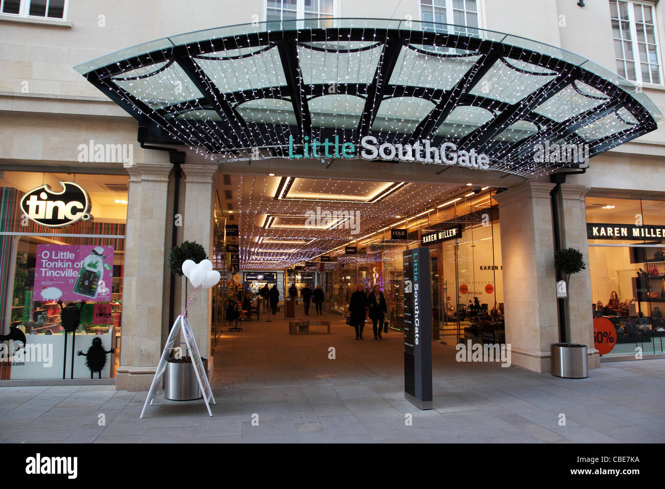 Poco Southgate shopping, bagno, Inghilterra Foto Stock