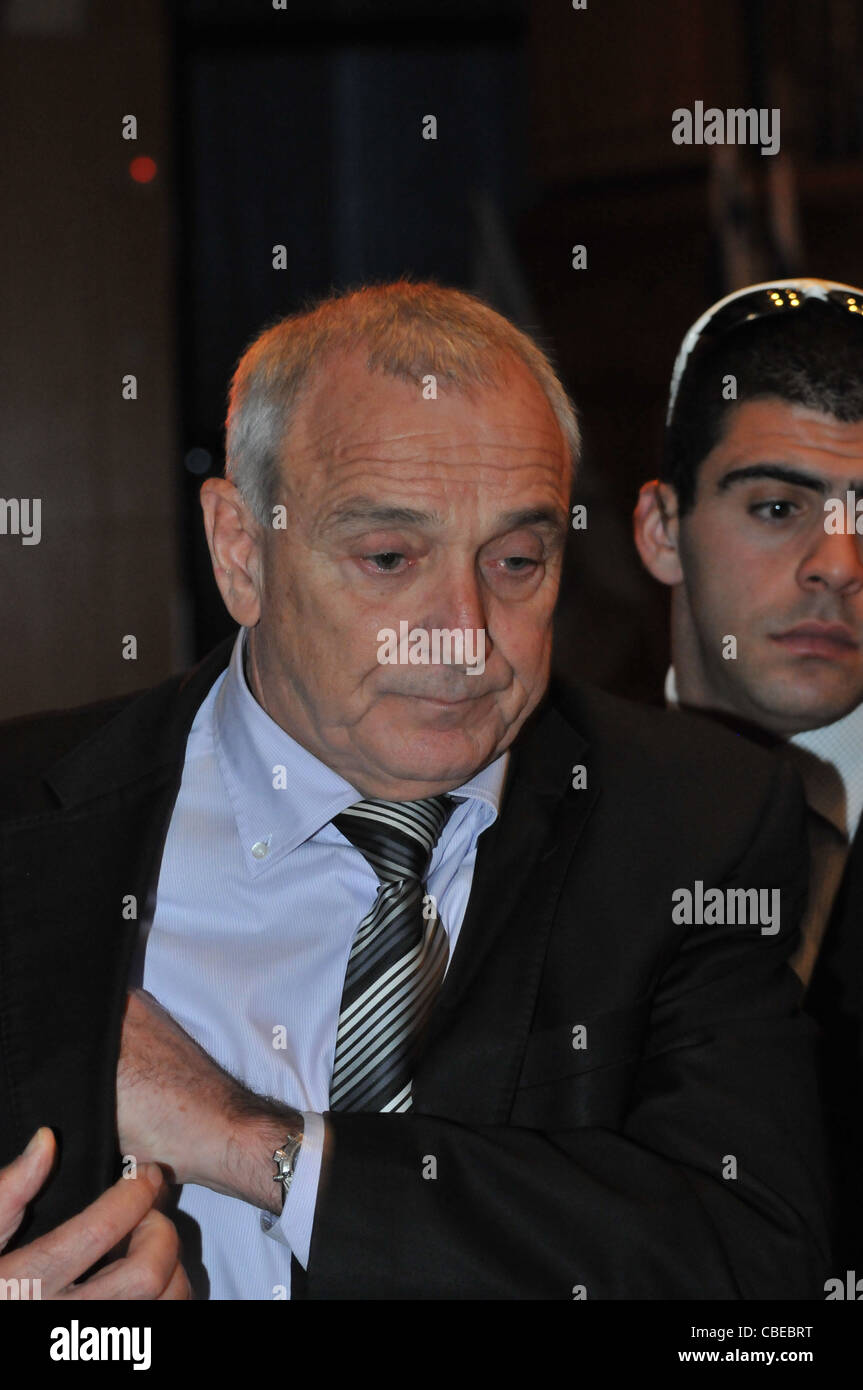 Yitzhak Aharonovich il ministro della Sicurezza interna Foto Stock