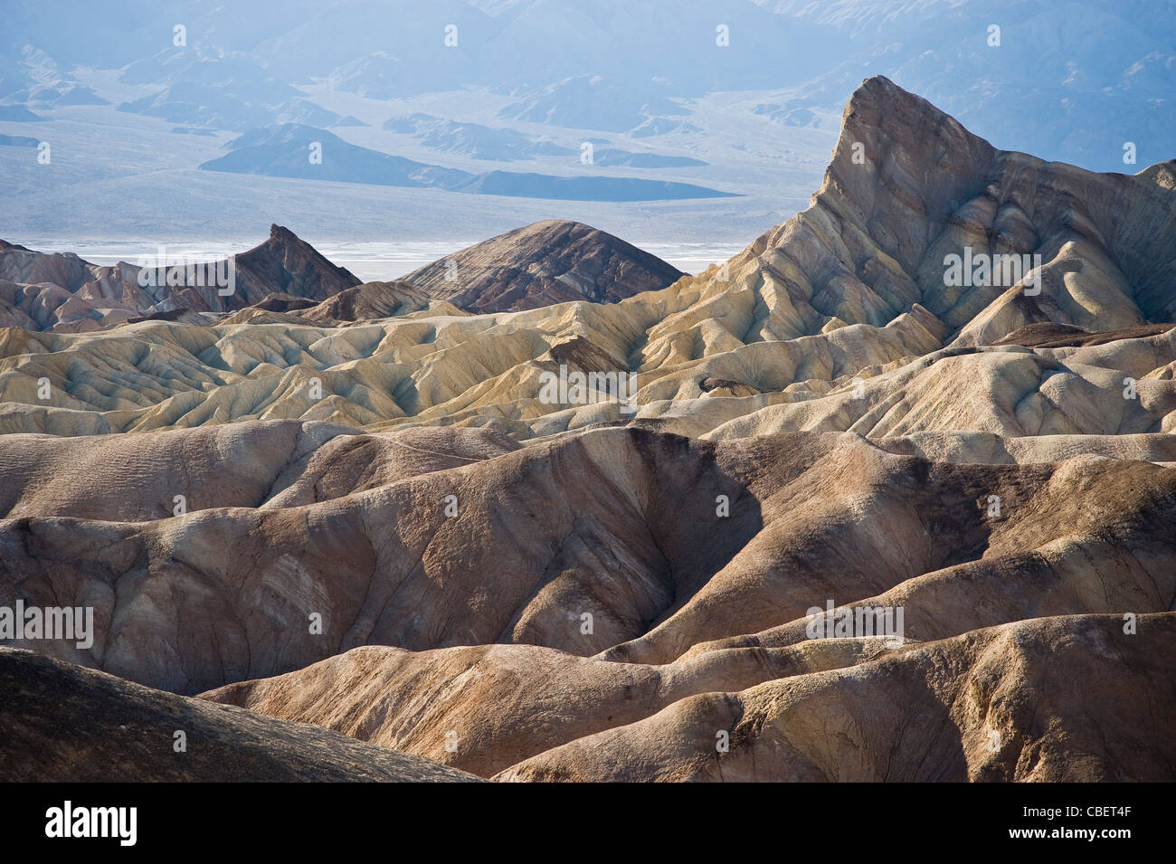 Il Badlands Death Valley National Park Foto Stock