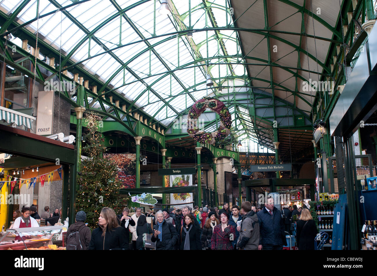 Borough Market, Southwark, Londra, Inghilterra, Regno Unito Foto Stock
