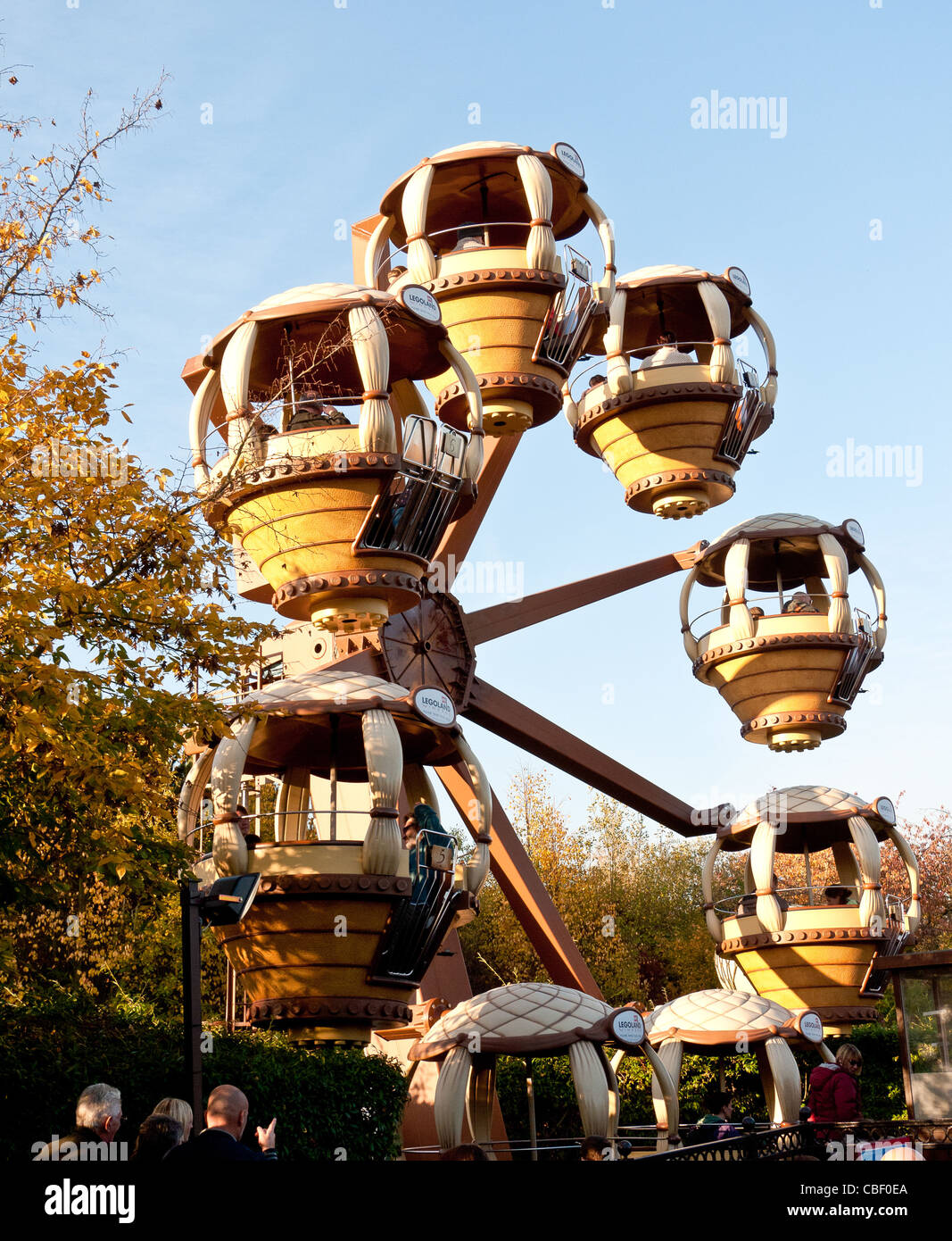 Ruota panoramica Ferris a Legoland Windsor, Berkshire, Regno Unito Foto Stock