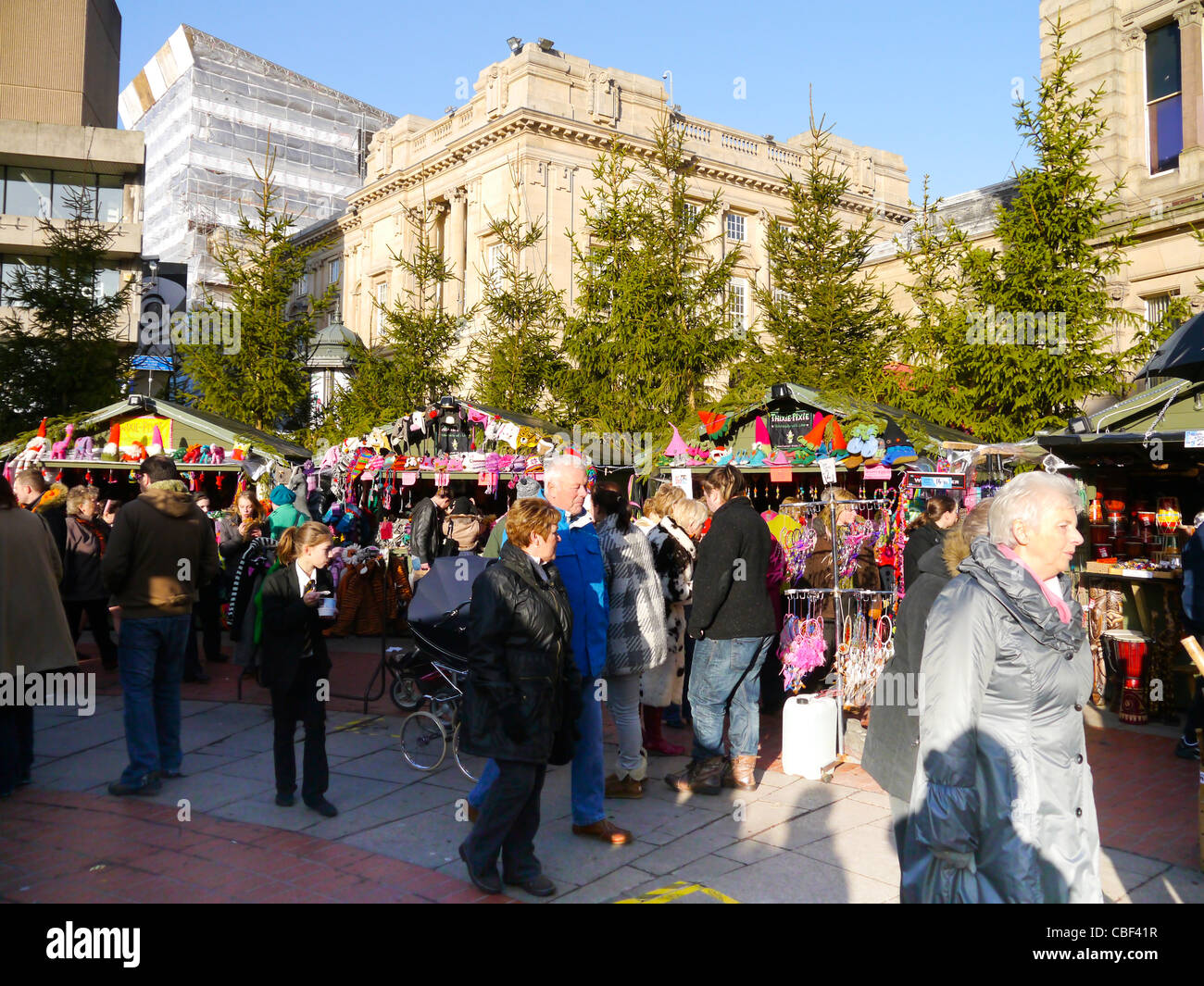 Birmingham Frankfurt Christmas market West Midlands, Regno Unito Foto Stock