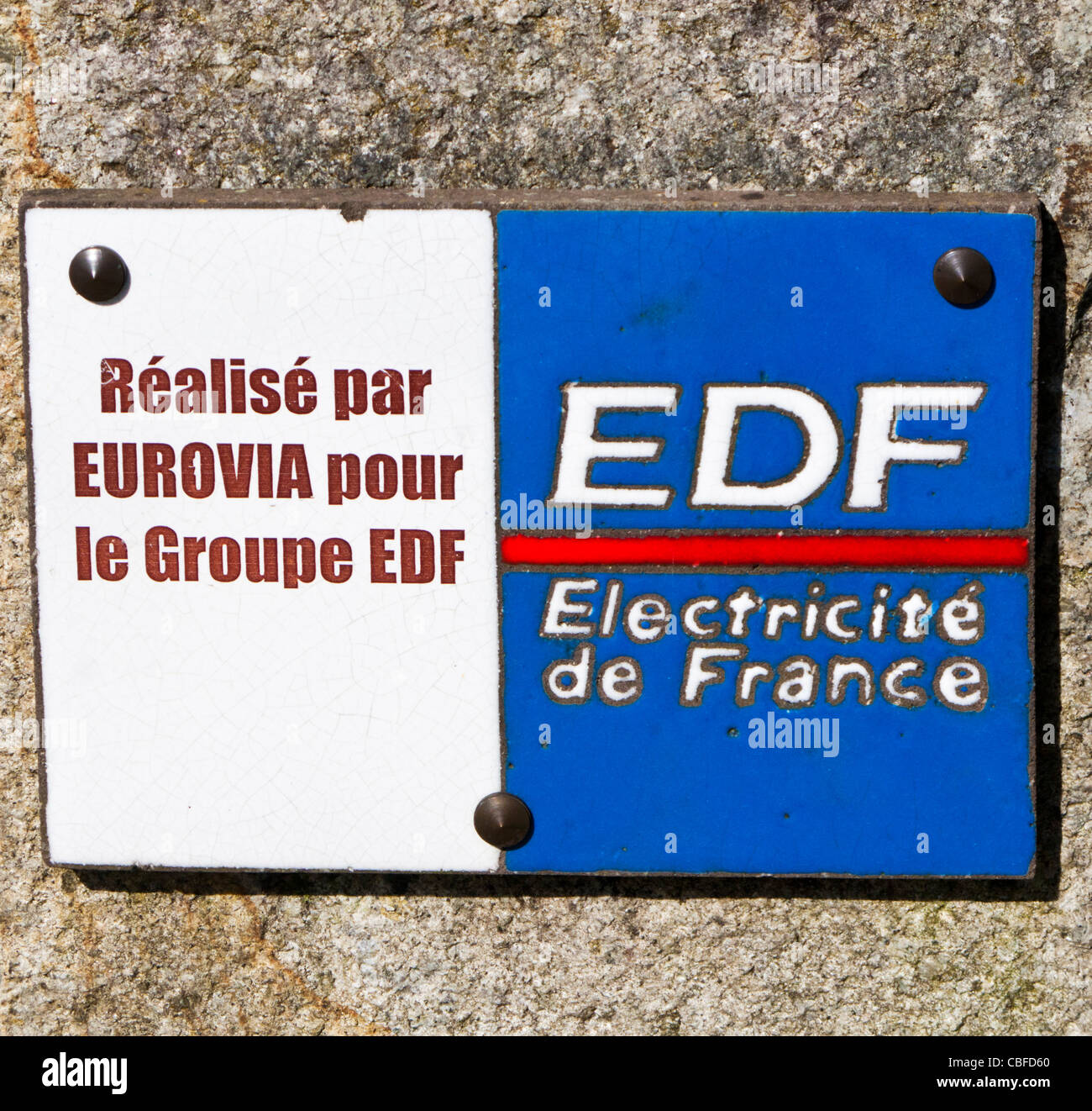 Segno del FES, Francia Foto Stock