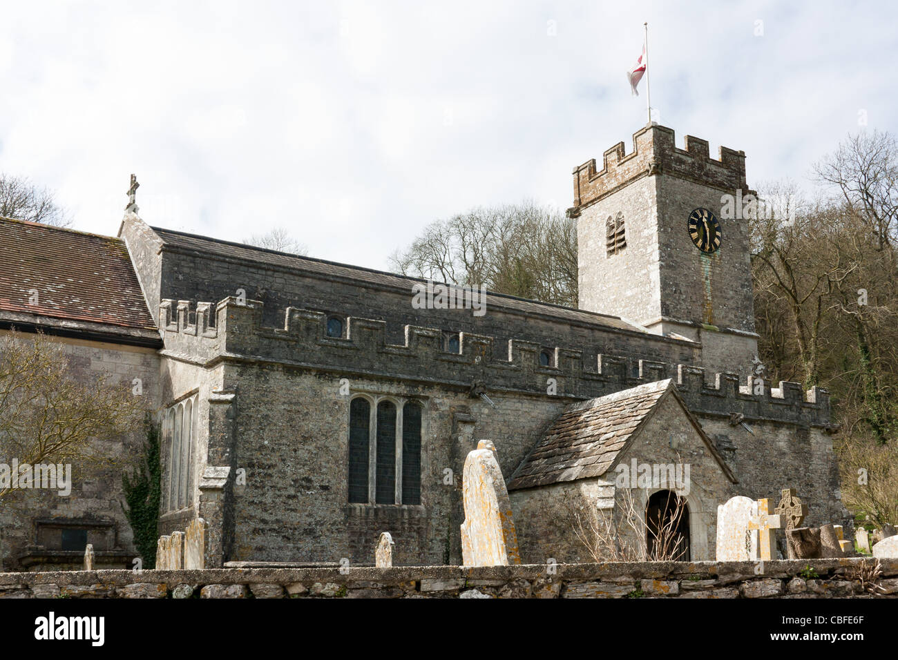 San Lorenzo Chiesa, Upwey Dorset England Regno Unito Foto Stock