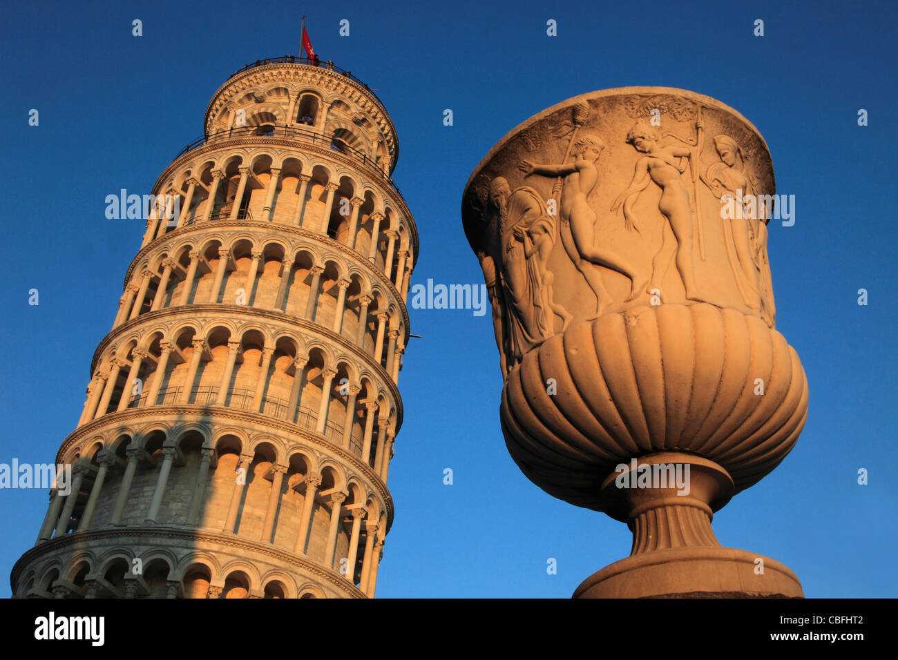 L'Italia, Toscana, Pisa, Torre Pendente Foto Stock