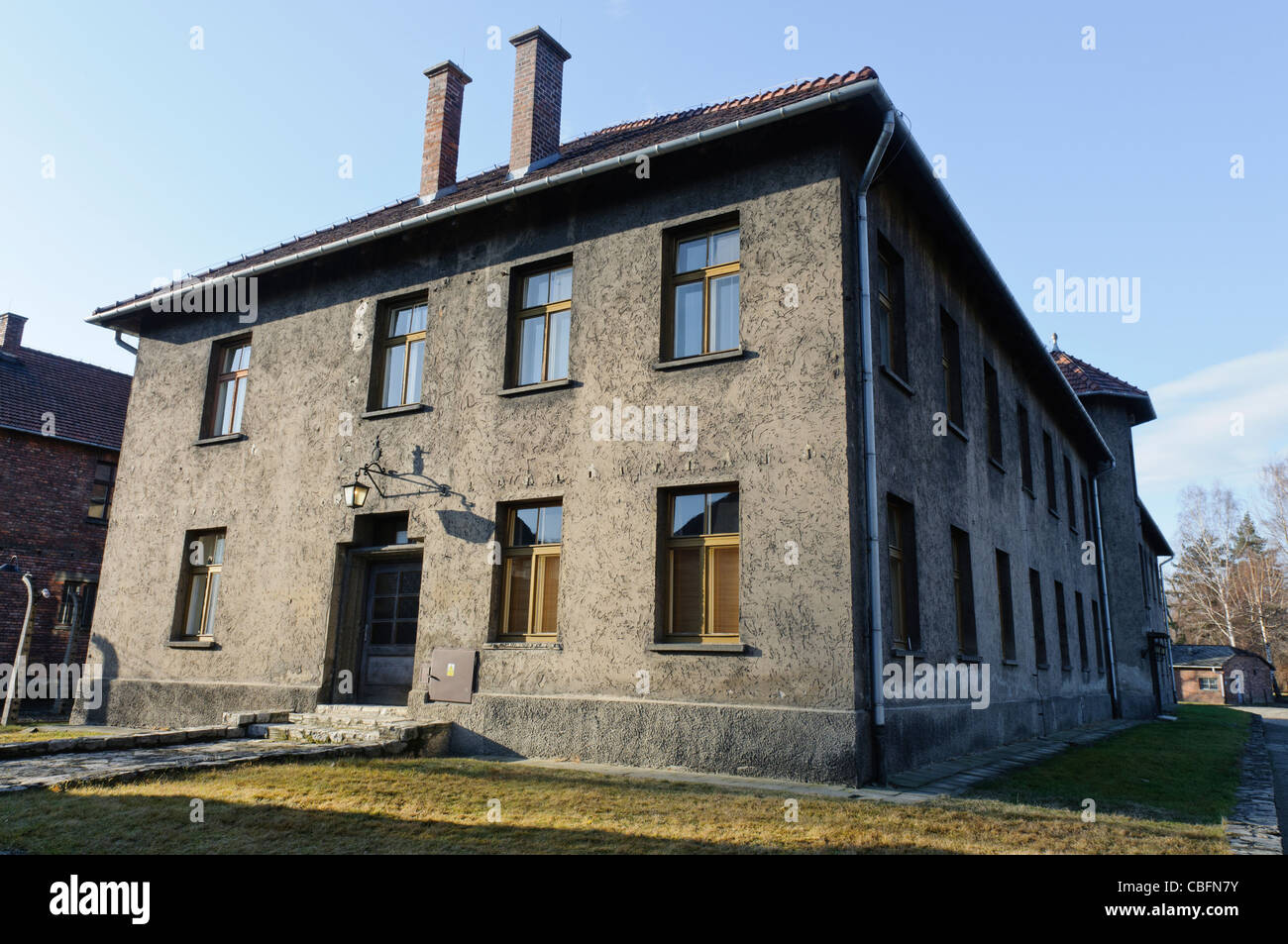 Casa di proprietà di Rudolf Franz Ferdinand Höss (Höß/Hoess) SS-Obersturmbannführer del campo di concentramento di Auschwitz Foto Stock