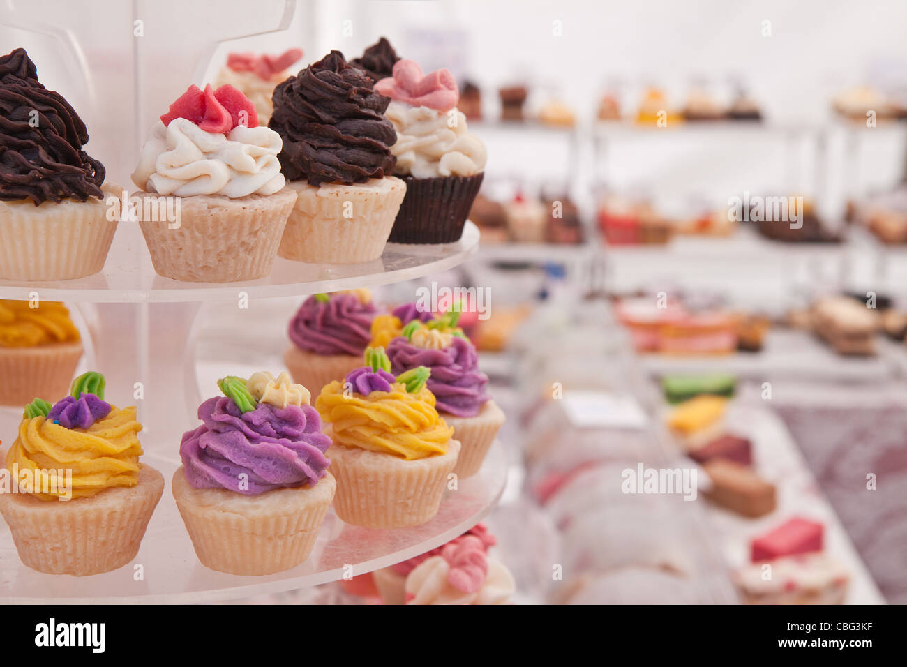 Incredibile saponi realizzati con tale cura per sembrare vera pasticceria. Foto Stock