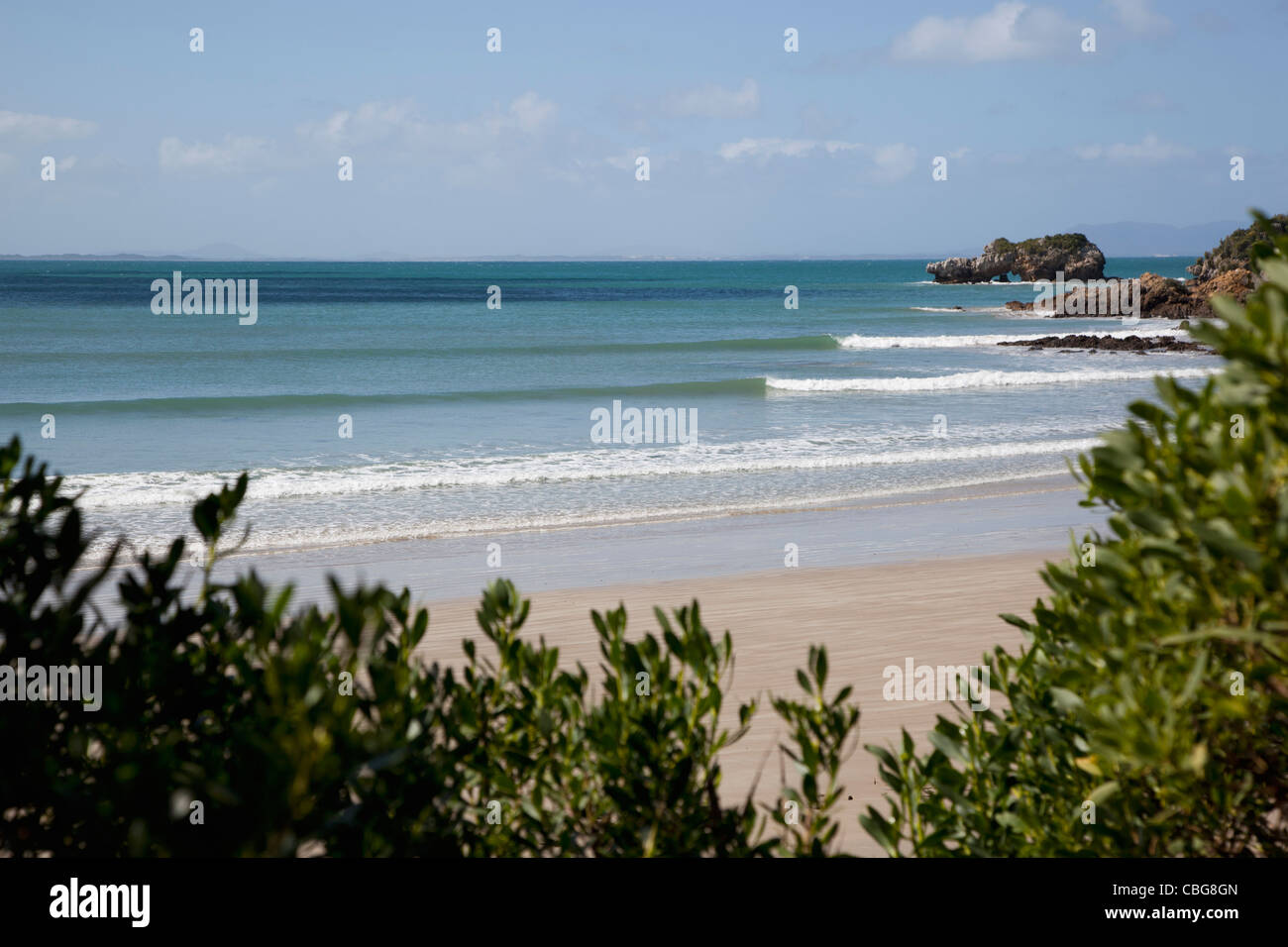 Vista di una spiaggia Foto Stock