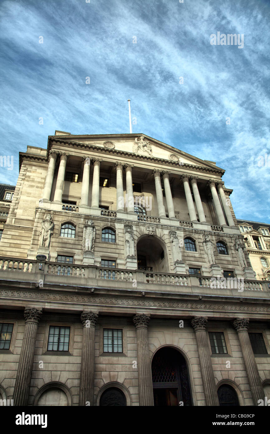Banca d'Inghilterra in banca - London Square Mile Foto Stock