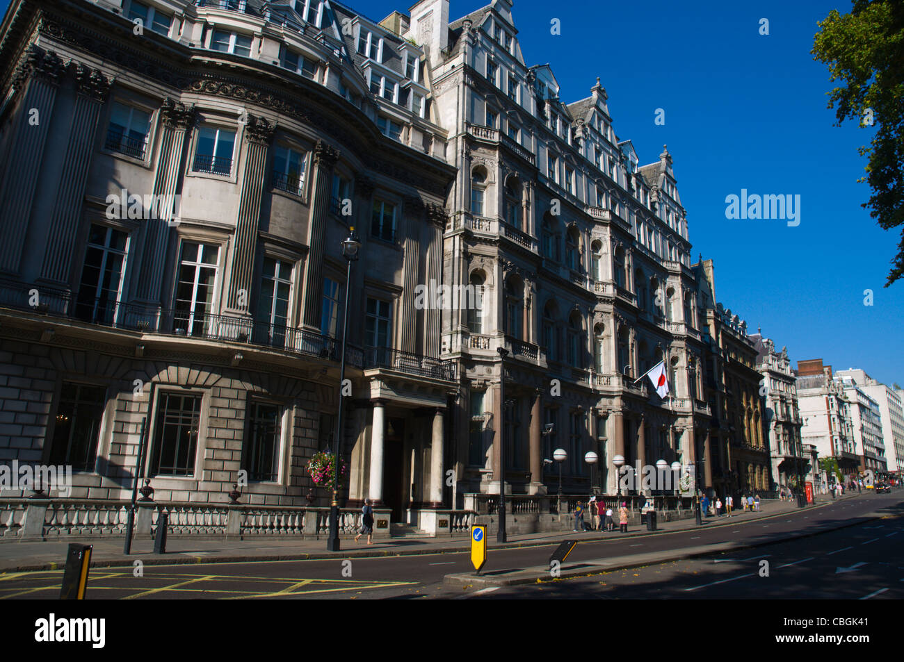 Piccadilly Street Central Londra Inghilterra Regno Unito Europa Foto Stock