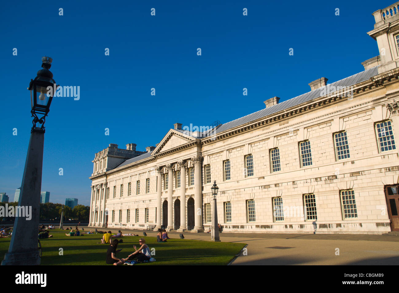 Re Carlo Corte Admiral House alloggiamento Trinity College of Music di Greenwich borough Londra Inghilterra Regno Unito Europa Foto Stock