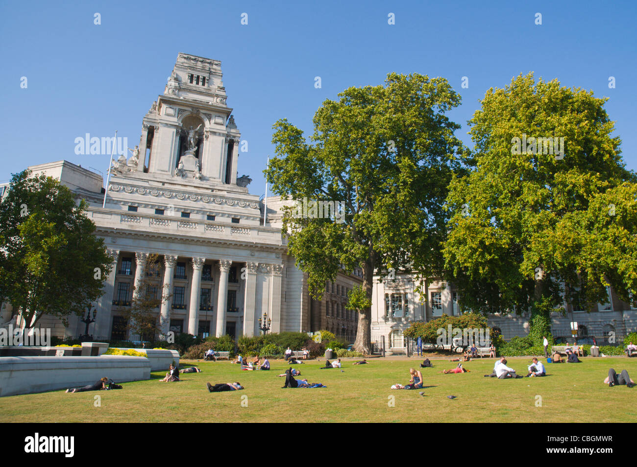 Porto di London Authority buildng Trinity Square Gardens a Tower Hill area central Londra Inghilterra Regno Unito Europa Foto Stock