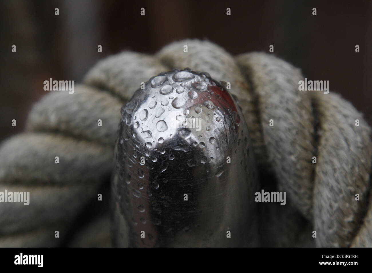 Attrezzature di nave. Rigging. Foto Stock