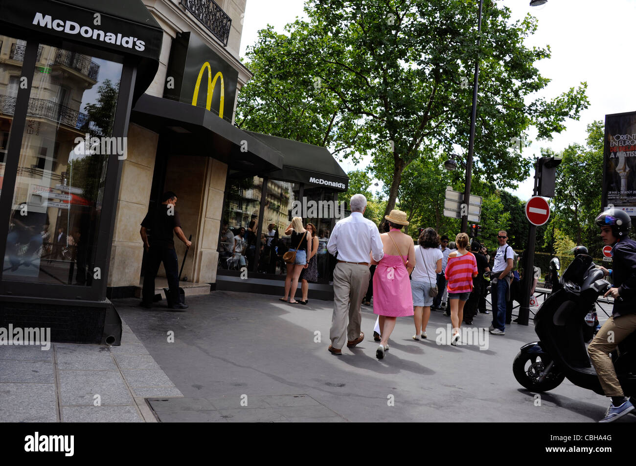 McDonald's,Parigi,Francia Foto Stock
