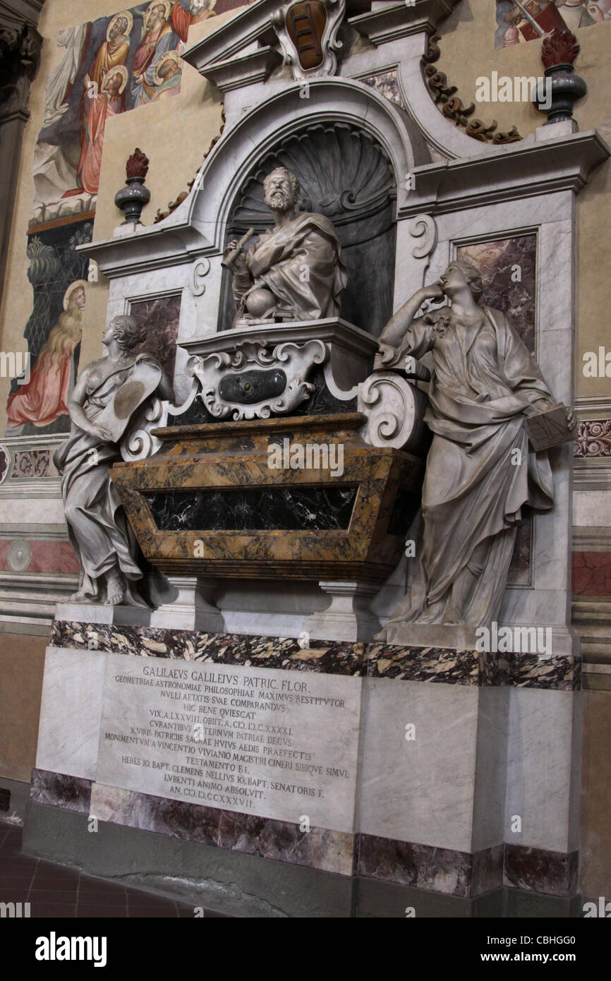 Tomba di Galileo Foto Stock