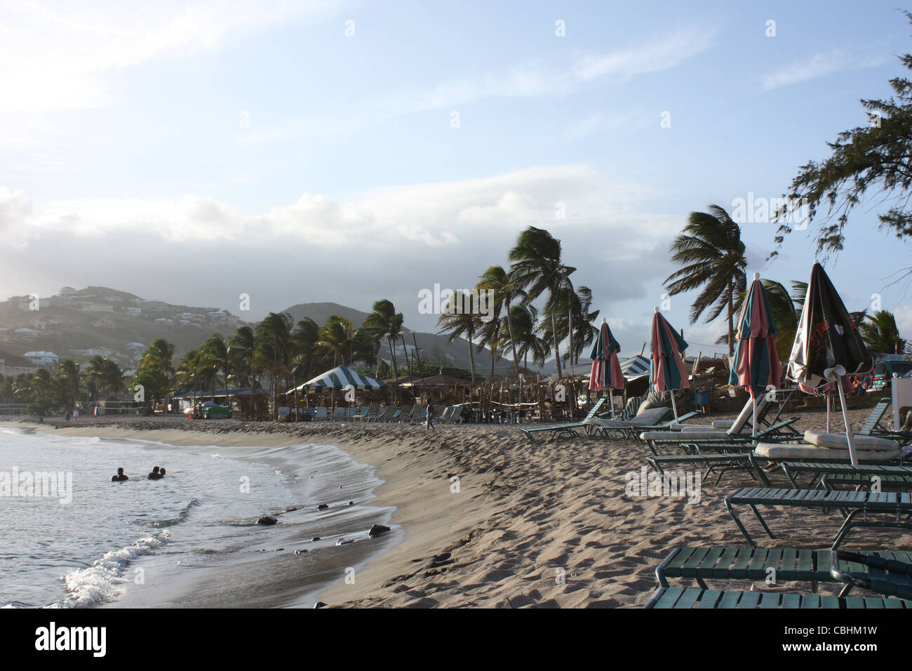 Timothy Beach, St Kitts, West Indies Foto Stock