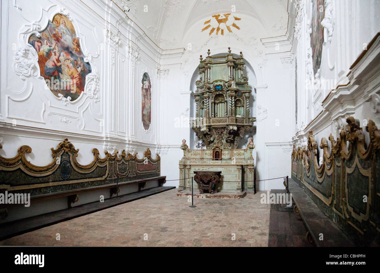 I diciassette secolo la chiesa di San Martino in Erice, in Sicilia. ISO elevata. Foto Stock