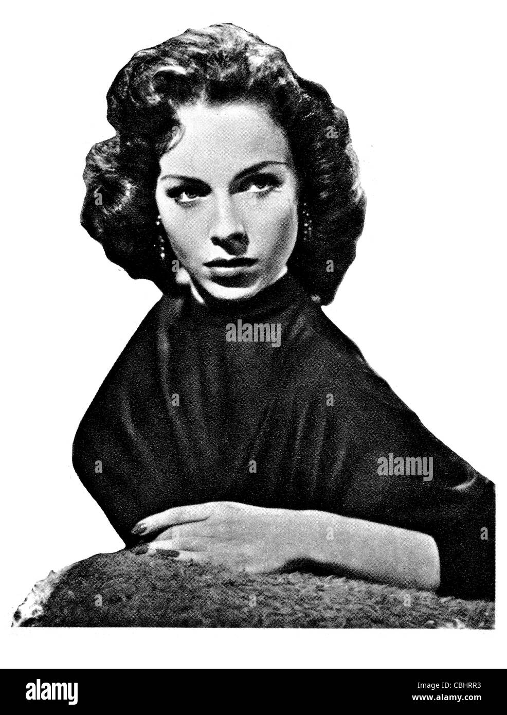 Mara Lane British attrice austriaca annuale di film 1945 1955 cinemascope cinema filmato cattura filmati fama celebrità famose star Foto Stock
