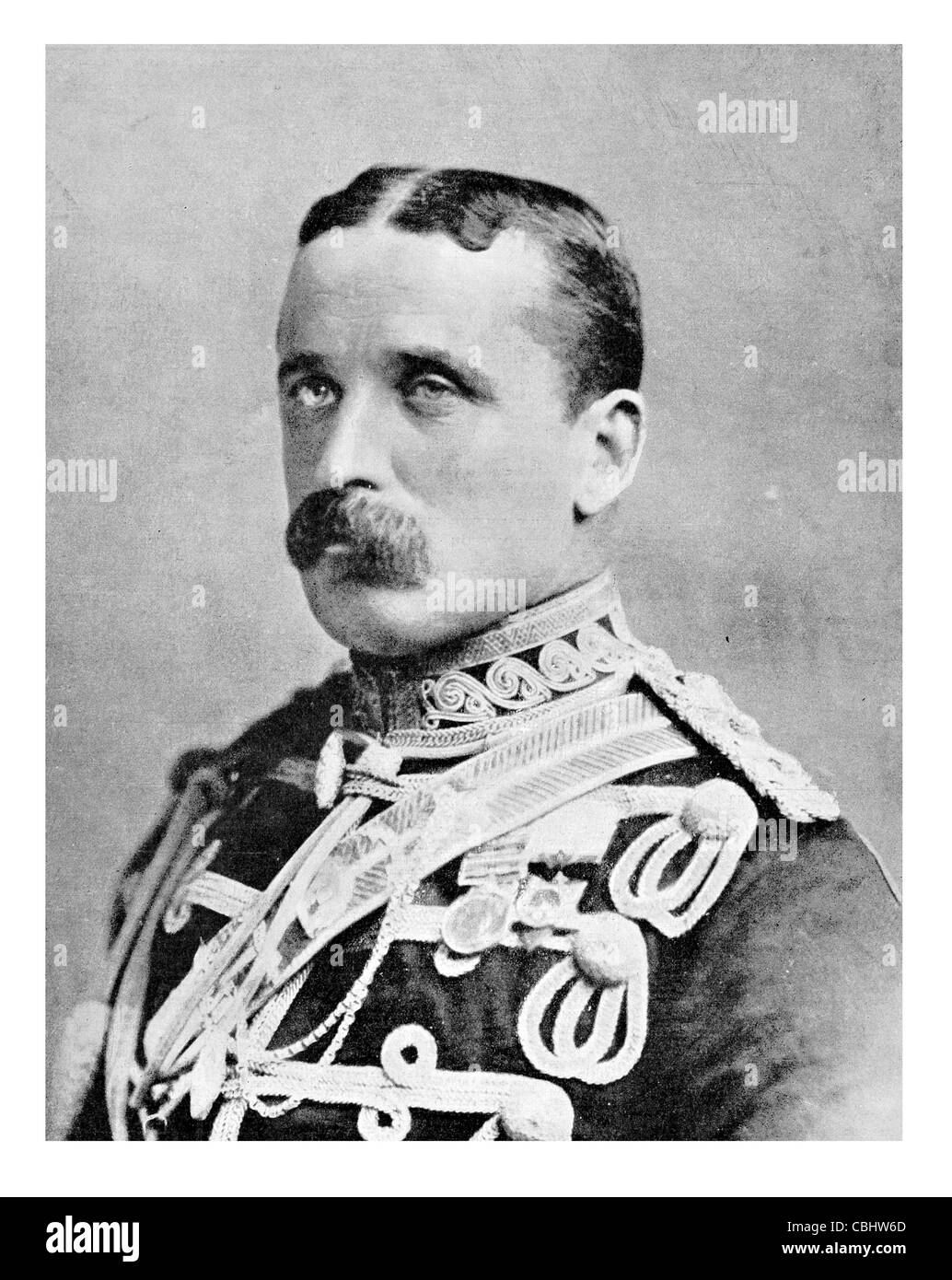 Esercito di anticipo Lieut generale feldmaresciallo Frederick Sleigh Roberts primo Earl 1832 1914 soldato britannico comandante in capo Foto Stock