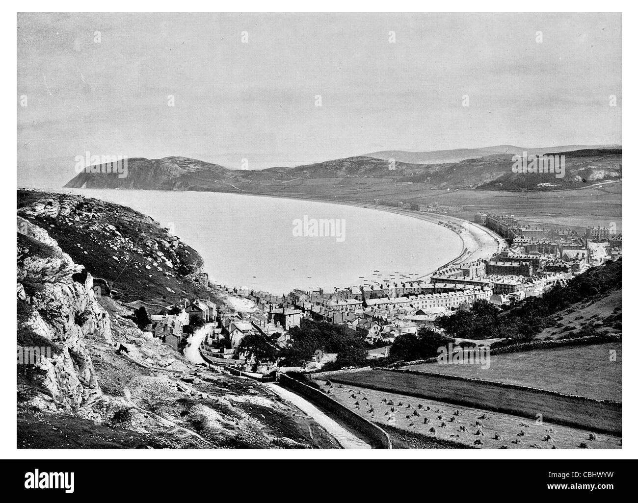 Llandudno città balneare Conwy Wales Foto Stock